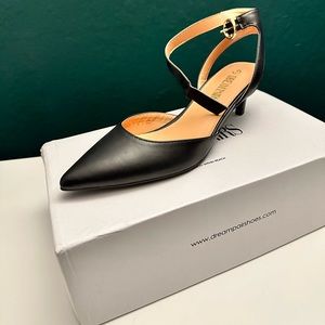 Black kitten heels size 7